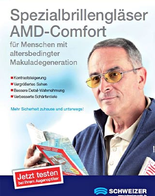 AMD-Gläser von Schweizer